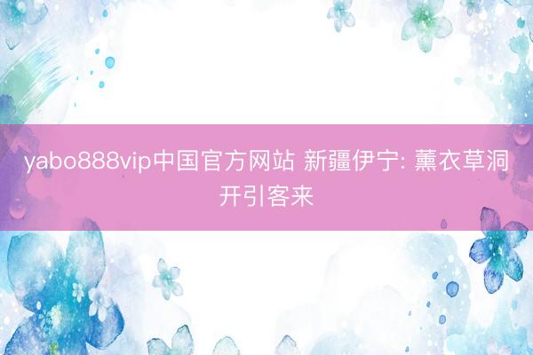 yabo888vip中国官方网站 新疆伊宁: 薰衣草洞开引客来